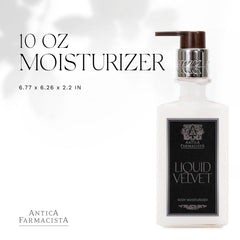 Antica Farmacista body moisturizer texture swatch and slip