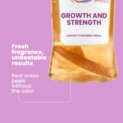 ANYELUZ Onion Shampoo travel-size bottle shows portable option for on-the-go routine