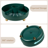 Anyoifax teal green beauty tray adds stylish vanity storage