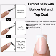 Anyos pre-designed French-tip nail tips for quick DIY manicures