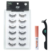 AOA Studio Alexis lashes close-up, natural handmade fibers for everyday wear.