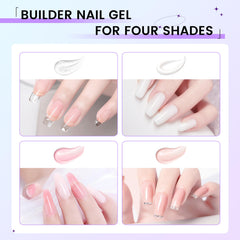 AOBOO Finger Secret 3D sculpting colors in white transparent and nude tones.