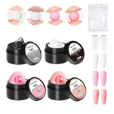 AOBOO solid builder gel kit - clear gel for nail extensions with lasting shine