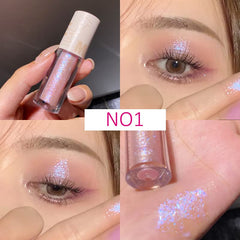 Aolailiya aurora silver glow liquid glitter for dazzling highlights and depth.
