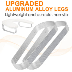 AONOLOVO arm rest with silver aluminum holder adds stability