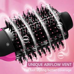 Aopant hair dryer brush using ionic technology to reduce frizz and boost shine