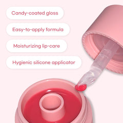 AOU Glowy Chonky Tint Balm Apple melts softly for quick, comfortable lip moisture.