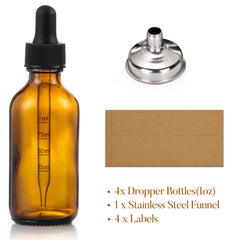 AOZITA calibrated dropper scale shows 1ml increments for accuracy.
