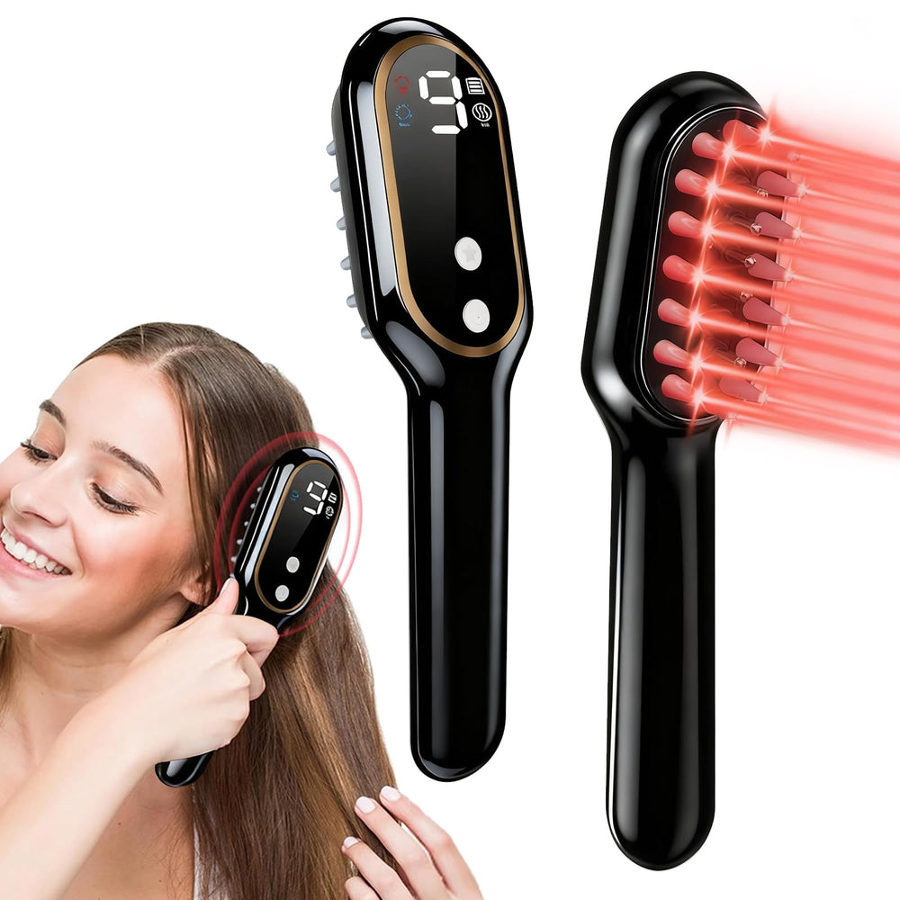 Apbier Laser Hair Growth Comb front view for home use and care routine