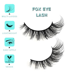 APCYUST 3D wispy lashes deliver texture without heaviness for comfortable daily wear.