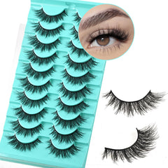 APCYUST cat eye lashes with flare for an elongated, everyday look.