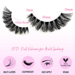 APCYUST Natural Volume lashes offer balanced fullness for day-to-night wear.