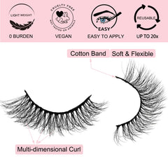 APCYUST portable lash pack enables tidy storage and on-the-go touch-ups.