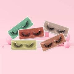 APCYUST Lashes Soft Synthetic Fibers gentle, cruelty-free comfort all day.