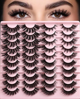 APCYUST Lashes Wispy Cat Eye four-styles pack delivers voluminous flutter for daily glam
