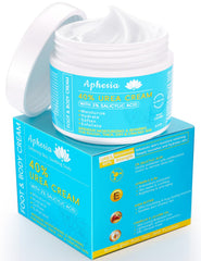 Aphesia Urea Cream 40% tub closeup showing rich, non-greasy hydration.