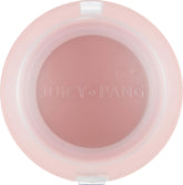 A'PIEU Juicy-Pang Jelly Blusher swatch on cheek shows natural dew with buildable color.