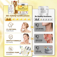 APLEFBE collagen and hyaluronic acid cream texture closeup for hydrated skin.