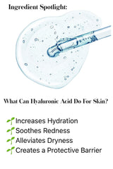 AppleBiotic Hyaluronic Acid 5 percent focus highlights intense moisture.