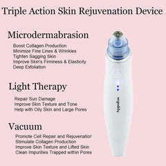Appolus diamond tips for precise exfoliation on the face.