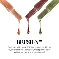 APRÉS Shimmer Cat Eye swatch shows reflective light layers.