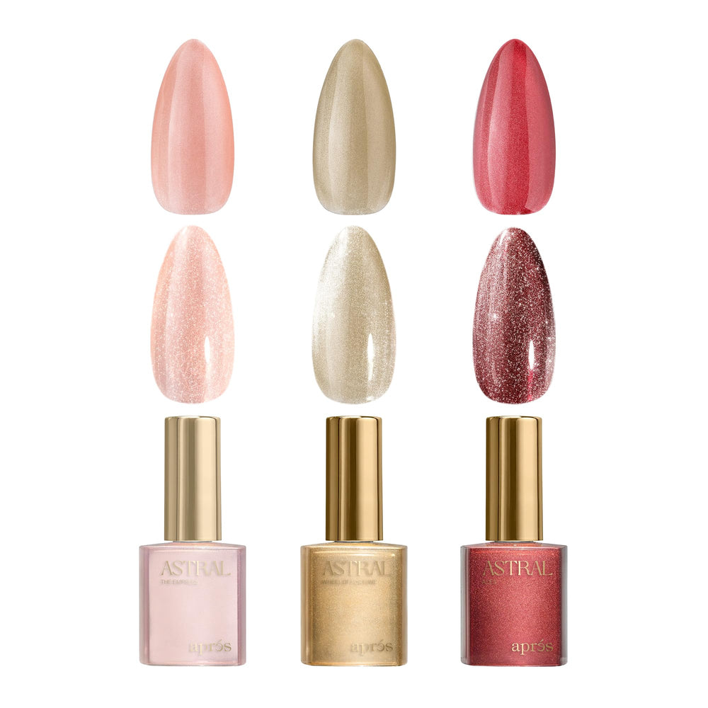 APRÉS Astral Velvet Cat Eye bottle with premium cosmic shimmer.