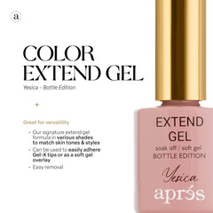Close-up of easy-apply applicator on Color Extend Gel for flawless finish.