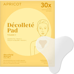 APRICOT Decollete Pad close-up in silicone supports smoother chest skin.