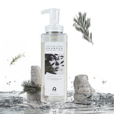 Aprilous makeup brush cleaner bottle highlights a large value size for frequent tool cleaning.