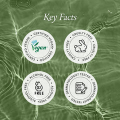 APRILSKIN Artemisia toner label closeup noting vegan low pH formula