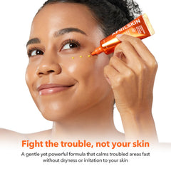APRILSKIN Carrotene IPMP Clearing Solution spot application, targets red areas with a non-drying feel.