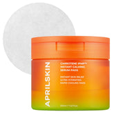 APRILSKIN Carrotene IPMP serum pad bottle—rich formula for quick nourishment.