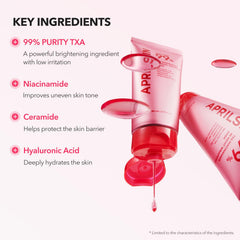 APRILSKIN TXA Niacinamide 99 peel-off reveals morning glow