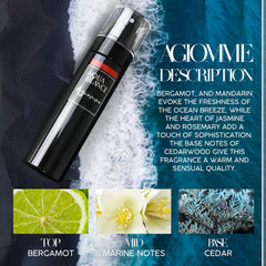 AQUA BLANCE Agiomme sea-sun blend for daily freshness.