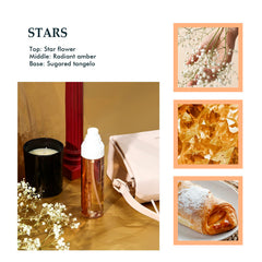 AQUA BLANCE fragrance mist gift set box highlights three scents in one collection.