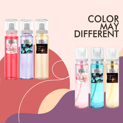 Aqua Blance fragrance mist bottle in a morning routine for confident, polished days.
