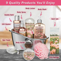 Aqua Elegante rose oil bottle, rich aroma for relaxing moments.