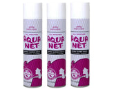Aqua Net Professional Hair Spray bottle angled to show strong hold for all-day style.