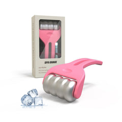 AQUAPEN Ice Roller face close-up showing dual therapy for cooling and warming relief.