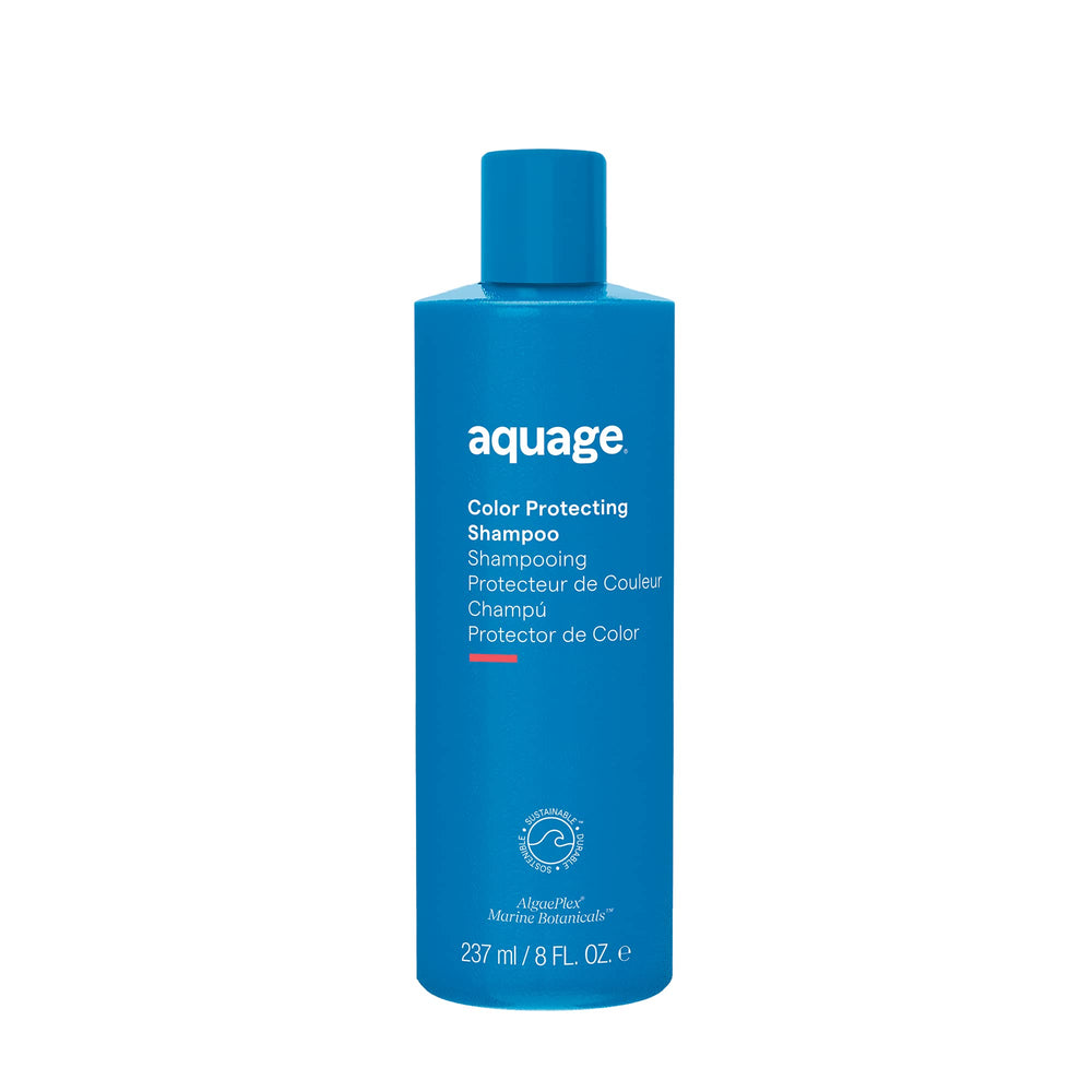 Aquage Color Protecting Shampoo bottle showing color-safe cleansing and moisture balance.
