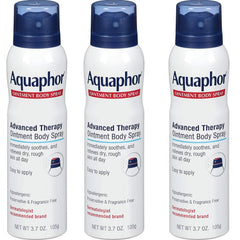 Aquaphor Ointment Body Spray hydrates dry skin and reaches hard-to-reach areas for smoother skin