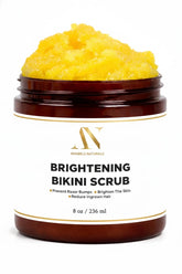 ArabelsNaturals bikini-area exfoliator sugar scrub reduces ingrown hairs and smooths skin.