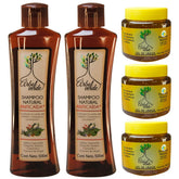 Arbol Verde Anti-Fall Shampoo 500 ml bottle shows a rich lather for thorough cleansing