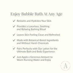 Archipelago Botanicals Rich Bubble Bath Foam offers hydrating bubbles during a relaxing bath