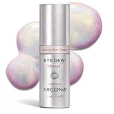 ARCONA Eye Dew Plus with liquid crystal texture cushions the skin for smooth application