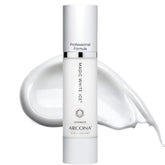 ARCONA Magic White Ice bottle pump shows a lightweight gel texture for daily hydration