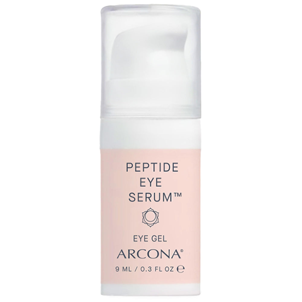 ARCONA Peptide Eye Serum bottle closeup for firmer-looking eye area