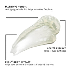 ARCONA Peptide Eye Serum texture swirl highlights lightweight formula
