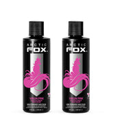 Arctic Fox Virgin Pink dye bottle for bold color on light brown hair.
