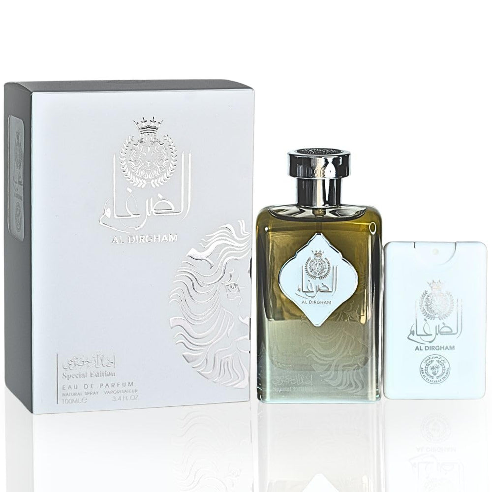 Ard Al Zaafaran Al Dirgham Special Edition EDP bottle shown with premium, lasting-impression design